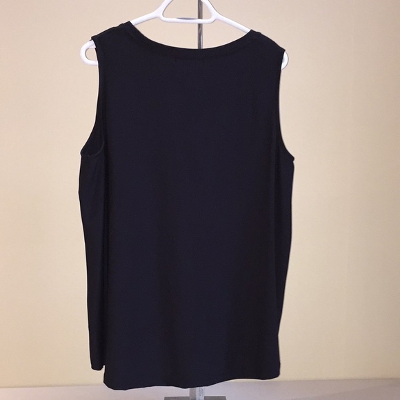 Love & Legend Black Sleeveless Top Plus Size 2X - Picture 3 of 8